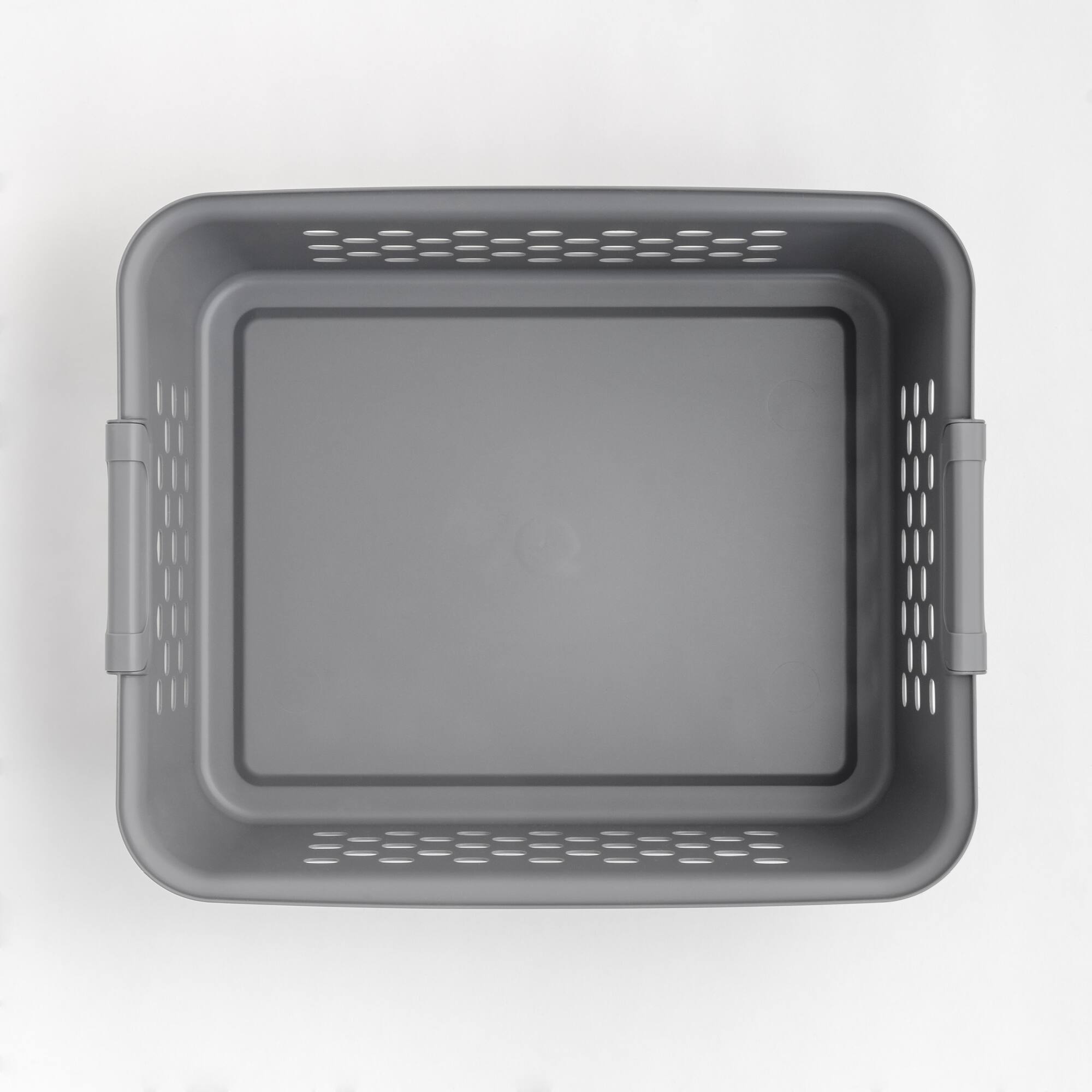 Iris® Gray Medium Organizer Storage Basket, 4 Pack